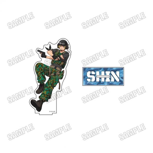 【グッズ-スタンドポップ】TVアニメ『SAKAMOTO DAYS』 描き下ろしBIGアクリルスタンド②朝倉シン【サバイバルゲームver.】