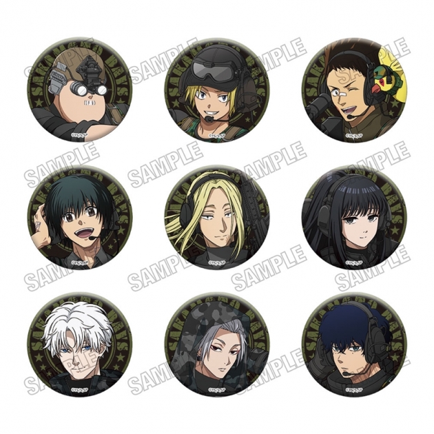 【グッズ-バッチ】TVアニメ『SAKAMOTO DAYS』 描き下ろし缶バッジコレクション【サバイバルゲームver.】