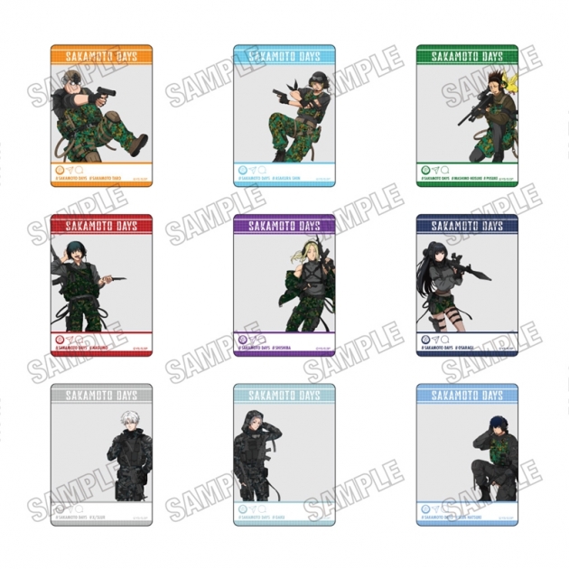 【グッズ-カードコレクション】TVアニメ『SAKAMOTO DAYS』 描き下ろしSNS風クリアカードコレクション【サバイバルゲームver.】