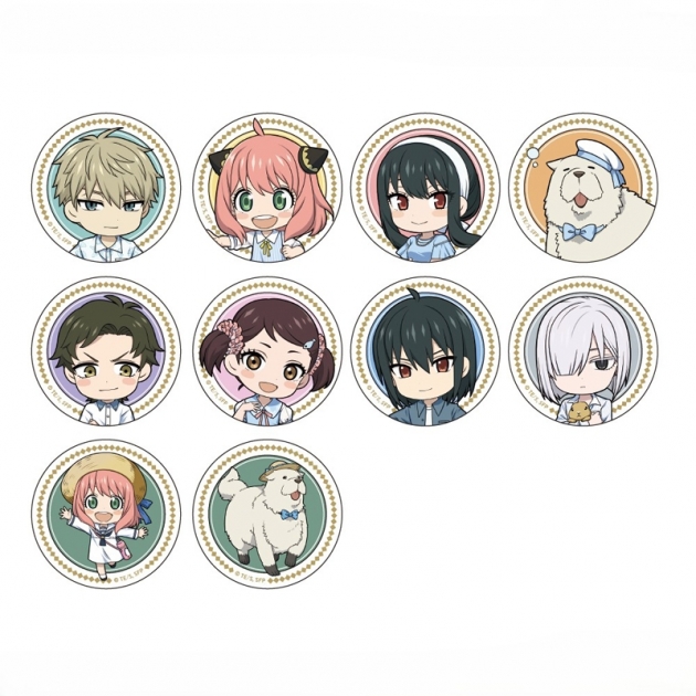 【グッズ-バッチ】TVアニメ『SPY×FAMILY』 トレーディング ミニキャラ缶バッジ
