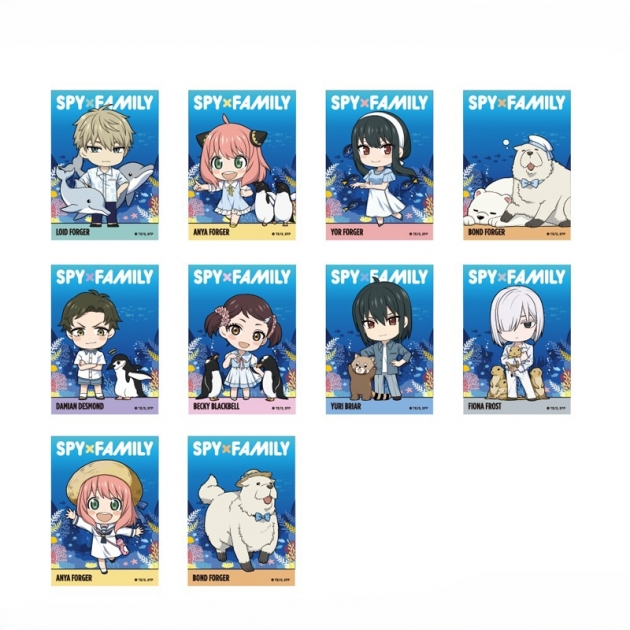 【グッズ-カード】TVアニメ『SPY×FAMILY』 トレーディングクリアカード ミニキャラ
