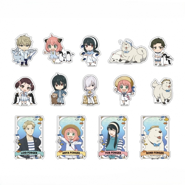 【グッズ-ステッカー】TVアニメ『SPY×FAMILY』 トレーディング ダイカットステッカー
