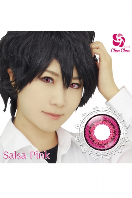 Acos コスプレカラコン ピンク アニメイト