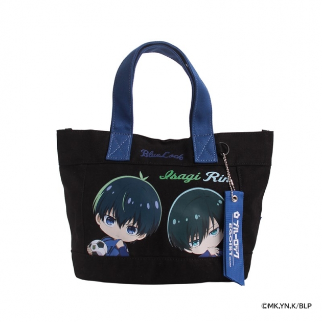 【グッズ-バッグ】ブルーロック キャンバスミニトート　クロ(潔 世一・糸師 凛)
