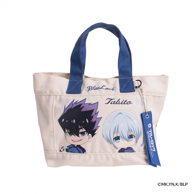【グッズ-バッグ】ブルーロック キャンバスミニトート　キナリ(烏 旅人・氷織 羊)
