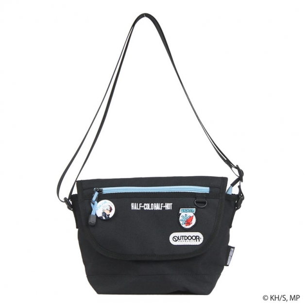 【グッズ-バッグ】僕のヒーローアカデミア ×OUTDOOR PRODUCTS缶バッチ付きフラップショルダー スカイ

