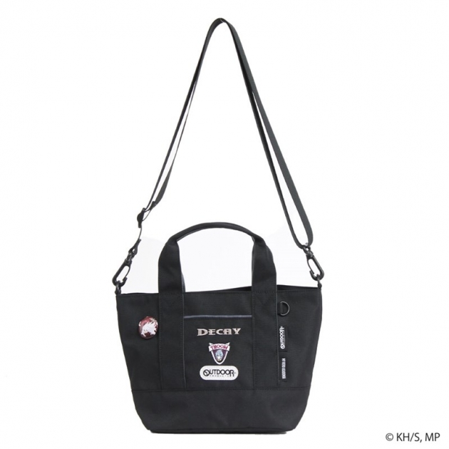 【グッズ-バッグ】僕のヒーローアカデミア ×OUTDOOR PRODUCTS缶バッチ付きトートショルダー グレー
