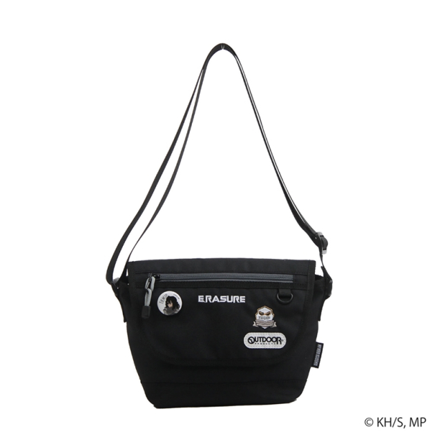 【グッズ-バッグ】僕のヒーローアカデミア ×OUTDOOR PRODUCTS缶バッチ付きフラップショルダー 相澤消太

