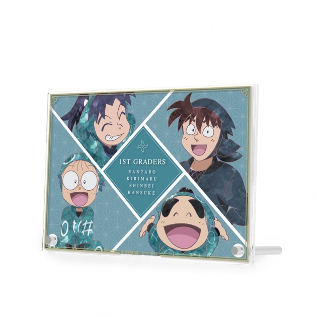 【グッズ-置きもの】忍たま乱太郎 一年生 集合 Ani-Art 第2弾 ダブルアクリルパネル【再販】
