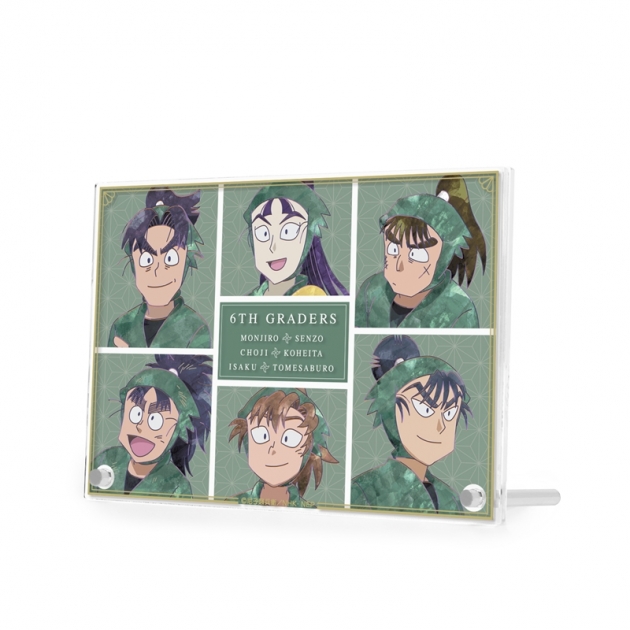 【グッズ-置きもの】忍たま乱太郎 六年生 集合 Ani-Art 第2弾 ダブルアクリルパネル【再販】
