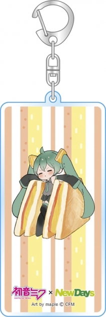【グッズ-キーホルダー】初音ミク×NewDays アクリルキーホルダー maple サンド
