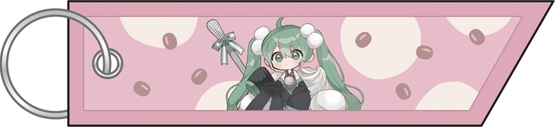 【グッズ-キーホルダー】初音ミク×NewDays フライトタグ maple しらたま
