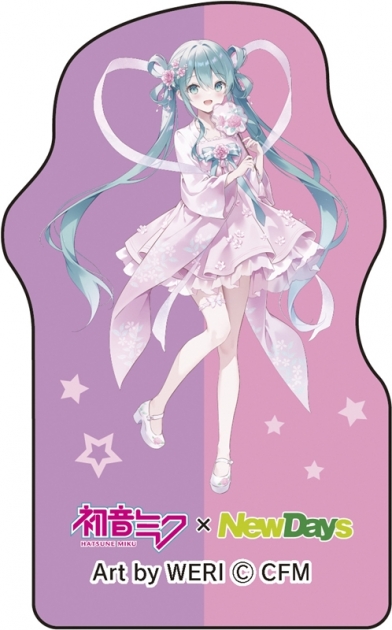 【グッズ-ステッカー】初音ミク×NewDays ダイカットステッカー WERI

