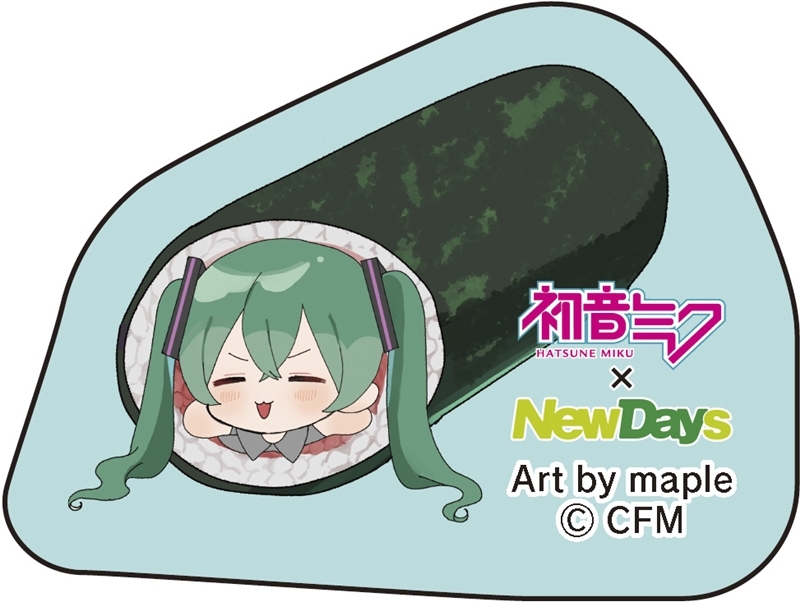 【グッズ-ステッカー】初音ミク×NewDays ダイカットステッカー maple てまき
