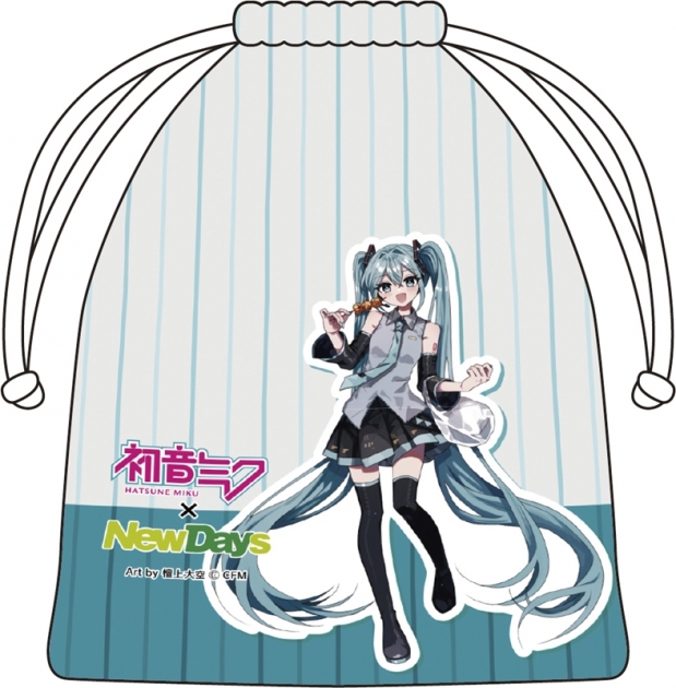 【グッズ-巾着】初音ミク×NewDays 巾着 檀上大空
