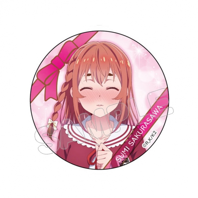 【グッズ-バッチ】TVアニメ「彼女、お借りします」 描き下ろし缶バッジ/桜沢墨A
