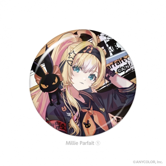【グッズ-バッチ】Ethyria ホログラム缶バッジ Millie Parfait①

