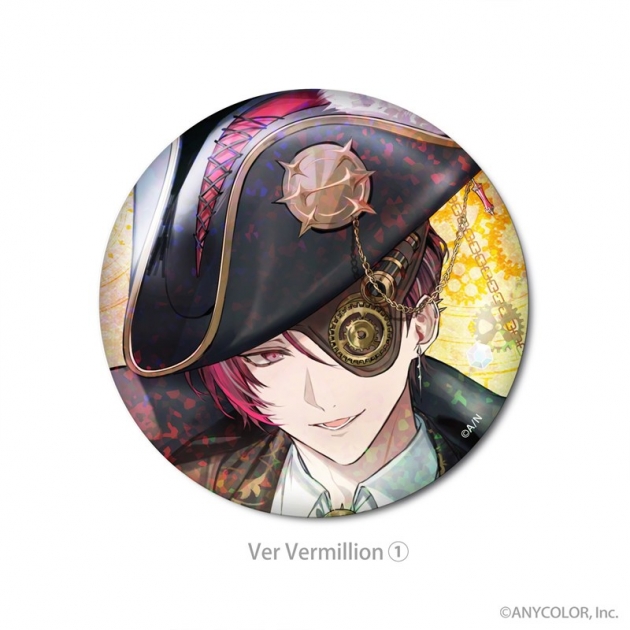 【グッズ-バッチ】XSOLEIL ホログラム缶バッジ ヴェール ヴァーミリオン①
