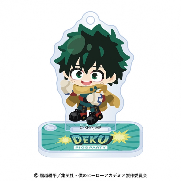 【グッズ-スタンドポップ】僕のヒーローアカデミア アクリルキーホルダースタンド 緑谷出久(PIGG PARTYコラボ)【アフターAGF2025】
