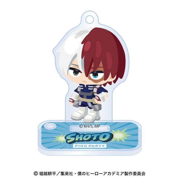 【グッズ-スタンドポップ】僕のヒーローアカデミア アクリルキーホルダースタンド 轟焦凍(PIGG PARTYコラボ)【アフターAGF2025】
