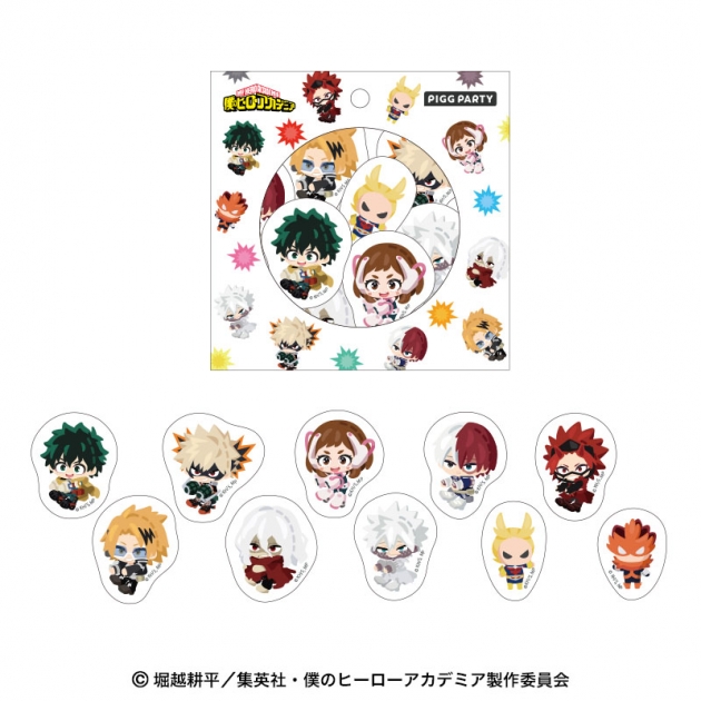 【グッズ-シール】僕のヒーローアカデミア フレークシール(PIGG PARTYコラボ)【アフターAGF2025】
