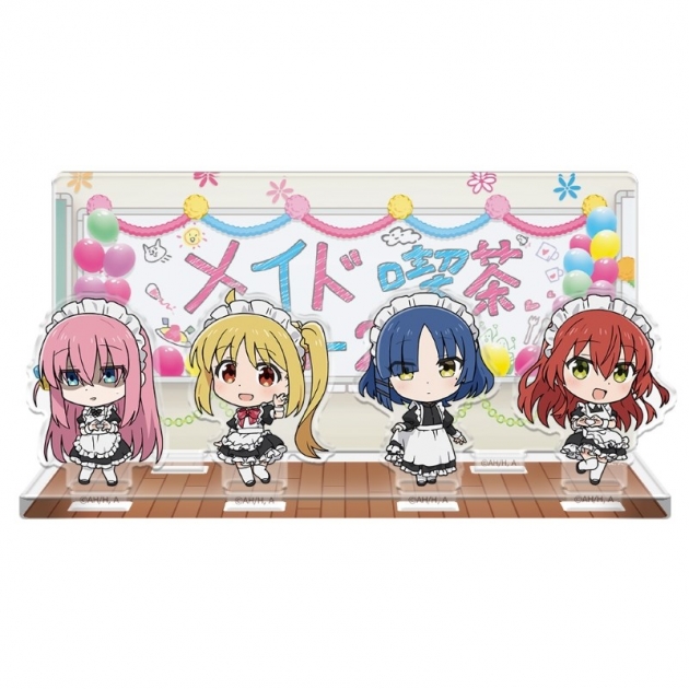 【グッズ-スタンドポップ】ぼっち・ざ・ろっく! アニメ「ぼっち・ざ・ろっく!」 アクリルジオラマ ひとり&虹夏&リョウ&郁代 メイド服ver.
