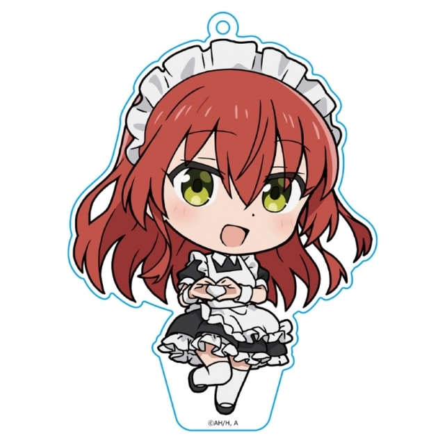【グッズ-キーホルダー】アニメ「ぼっち・ざ・ろっく!」 ぷにこれ!キーホルダー(スタンド付) 喜多郁代 メイド服ver.
