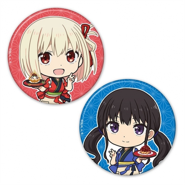 【グッズ-バッチ】リコリス・リコイル 缶バッジ2個セット 千束&たきな vol.2
