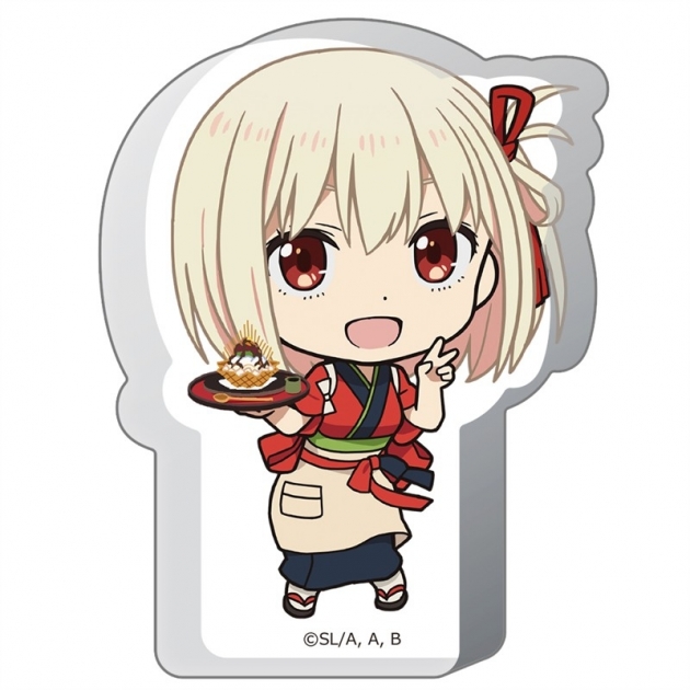 【グッズ-スタンドポップ】リコリス・リコイル 厚みアクリルスタンド 錦木千束 喫茶リコリコver.
