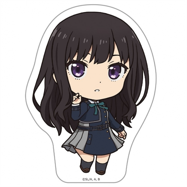 【グッズ-ステッカー】リコリス・リコイル ダイカットステッカー 井ノ上たきな
