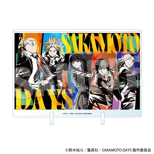 【グッズ-ボード】SAKAMOTO DAYS アクリルビジュアルボード《ネオ・ペインティング ver.》【アニメイト先行販売】