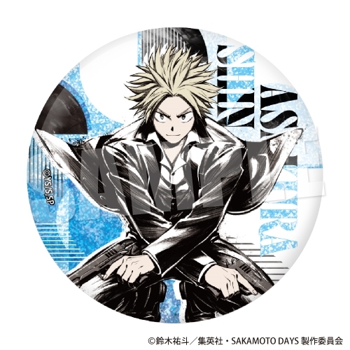【グッズ-バッチ】SAKAMOTO DAYS BIGホロ缶バッジ《ネオ・ペインティング ver.》(朝倉 シン)【アニメイト先行販売】