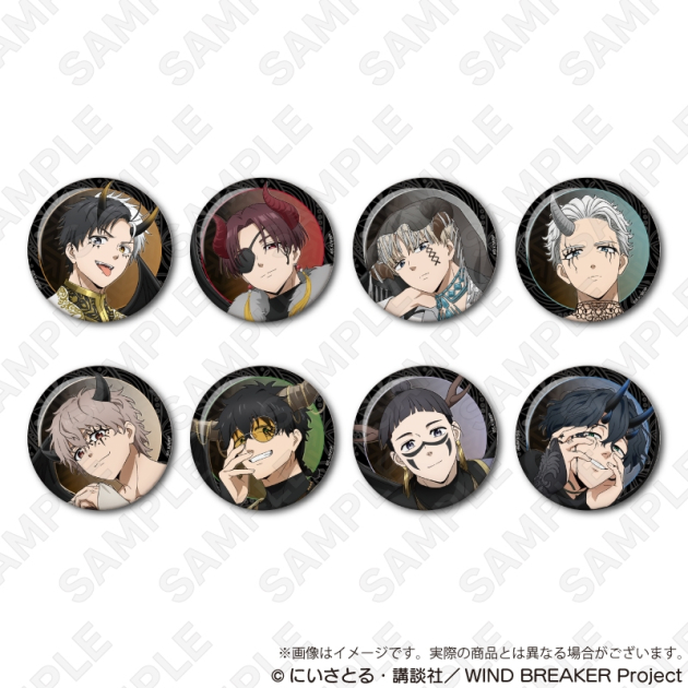 【グッズ-バッチ】WIND BREAKER トレーディング缶バッジ デビルver.
