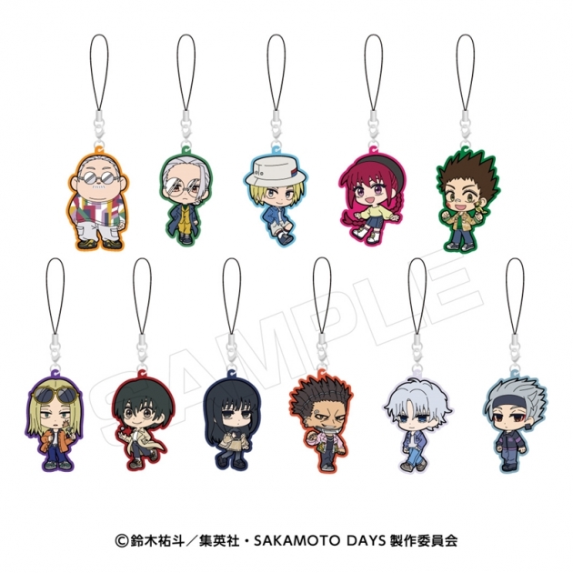 【グッズ-ストラップ】SAKAMOTO DAYS すときゃら ラバーストラップ