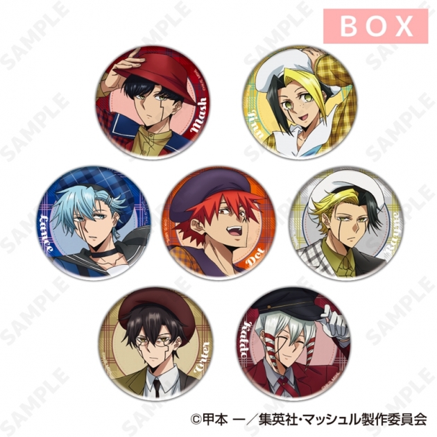 【グッズ-バッチ】マッシュル-MASHLE- トレーディング缶バッジ[checkered clothes]【アニメイト特典付】
