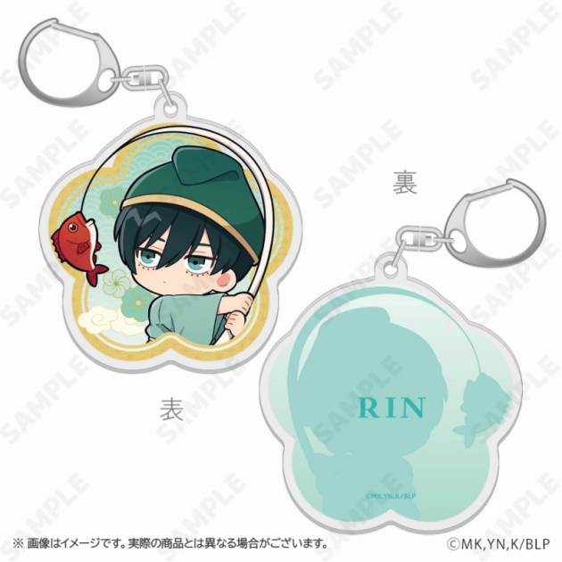 【グッズ-キーホルダー】ブルーロック 両面アクリルキーホルダー 2.糸師 凛[ふくふく七福神]
