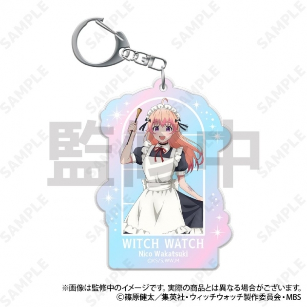 【グッズ-キーホルダー】TVアニメ『ウィッチウォッチ』 オーロラアクリルキーホルダー 1.若月ニコ [ホーンテッドカフェ]
