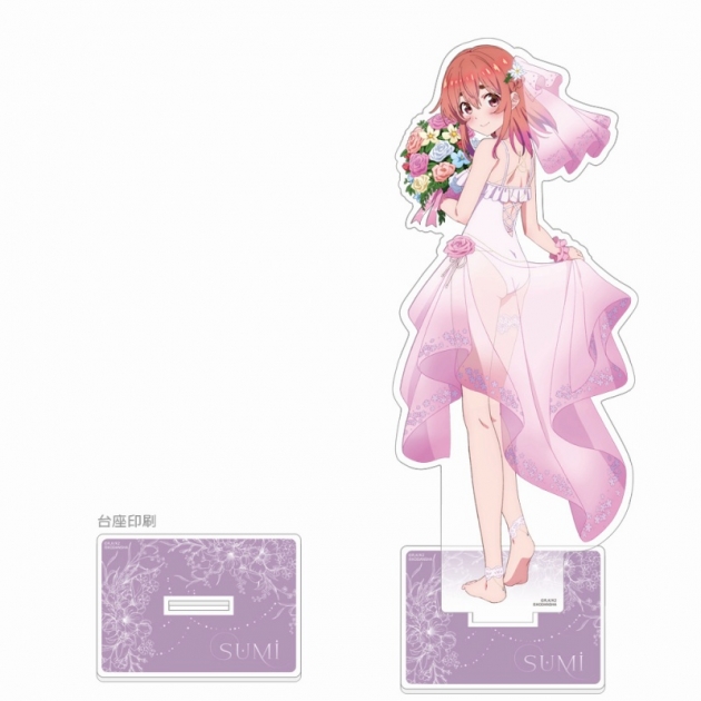 【グッズ-スタンドポップ】彼女、お借りします 特大アクリルスタンド(桜沢墨/ウエディング水着)
