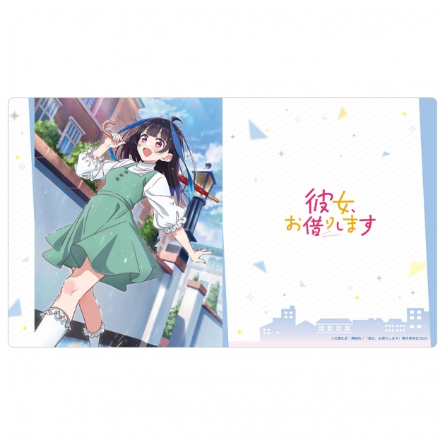 【グッズ-マット】彼女、お借りします ラバーマット(八重森みに/デートビジュアル)
