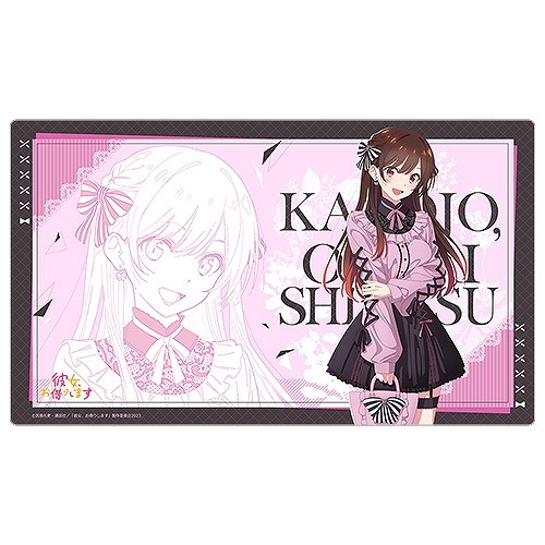 【グッズ-マット】彼女、お借りします 描き下ろしラバーマット(水原千鶴/ゴシック風デート服)
