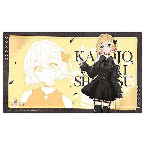 【グッズ-マット】彼女、お借りします 描き下ろしラバーマット(七海麻美/ゴシック風デート服)
