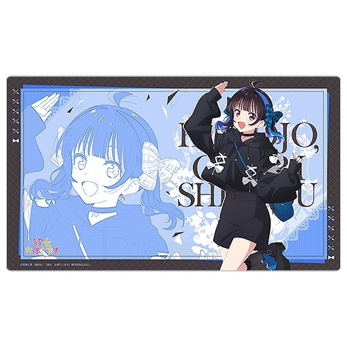 【グッズ-マット】彼女、お借りします 描き下ろしラバーマット(八重森みに/ゴシック風デート服)
