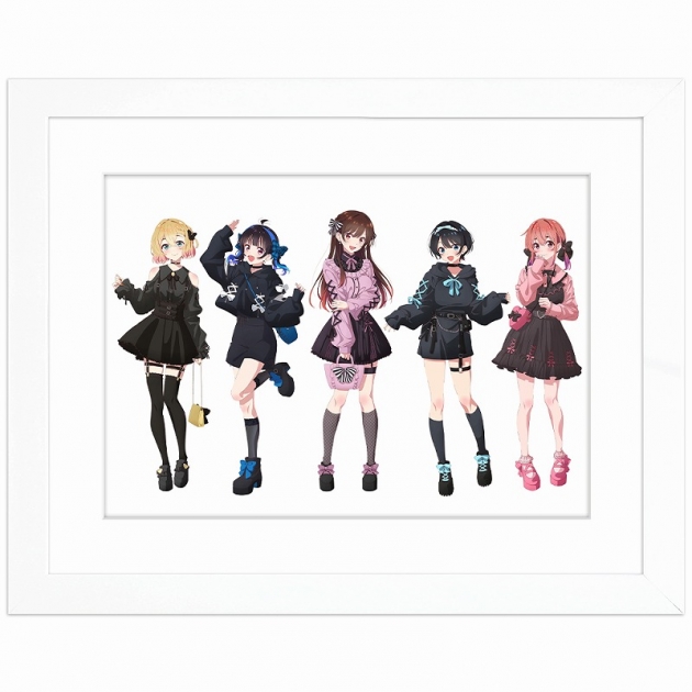 【グッズ-複製原画】彼女、お借りします 描き下ろしキャラファイングラフ(ゴシック風デート服)A3
