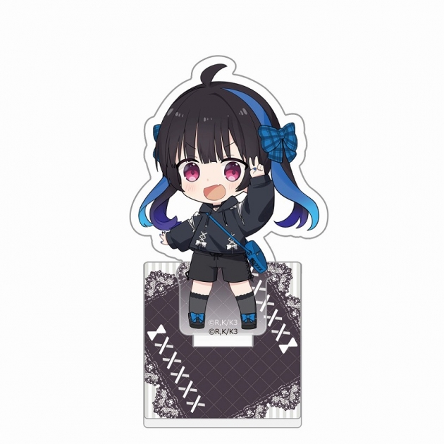 【グッズ-メモスタンド】彼女、お借りします アクリルメモスタンド(八重森みに/ゴシック風デート服)
