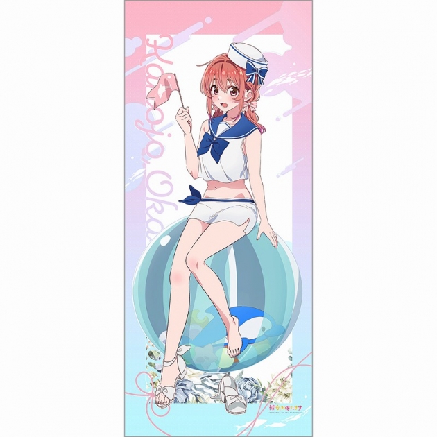 【グッズ-タペストリー】彼女、お借りします 描き下ろし特大タペストリー(桜沢墨/マリンセーラー水着)
