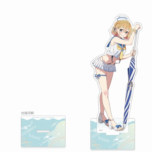 【グッズ-スタンドポップ】彼女、お借りします 描き下ろし特大アクリルスタンド(七海麻美/マリンセーラー水着)
