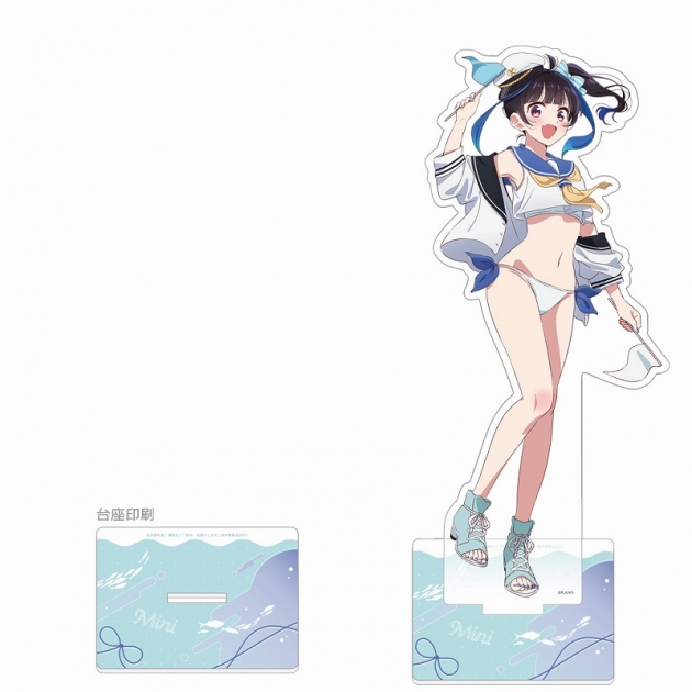 【グッズ-スタンドポップ】彼女、お借りします 描き下ろし特大アクリルスタンド(八重森みに/マリンセーラー水着)
