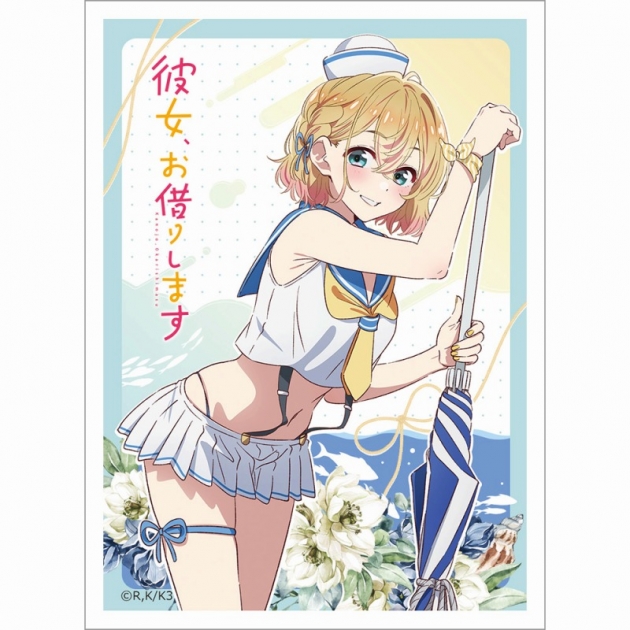 【グッズ-カードケース】彼女、お借りします スリーブ(七海麻美/マリンセーラー水着)
