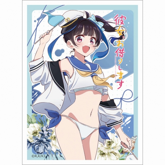 【グッズ-カードケース】彼女、お借りします スリーブ(八重森みに/マリンセーラー水着)
