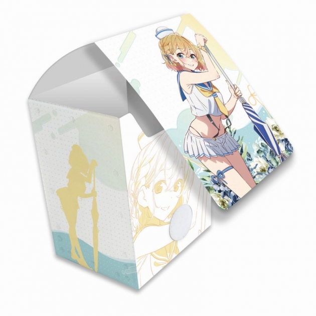 【グッズ-カードケース】彼女、お借りします デッキケース(七海麻美/マリンセーラー水着)

